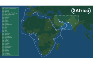 2Africa extended to the Arabian Gulf, India, and Pakistan